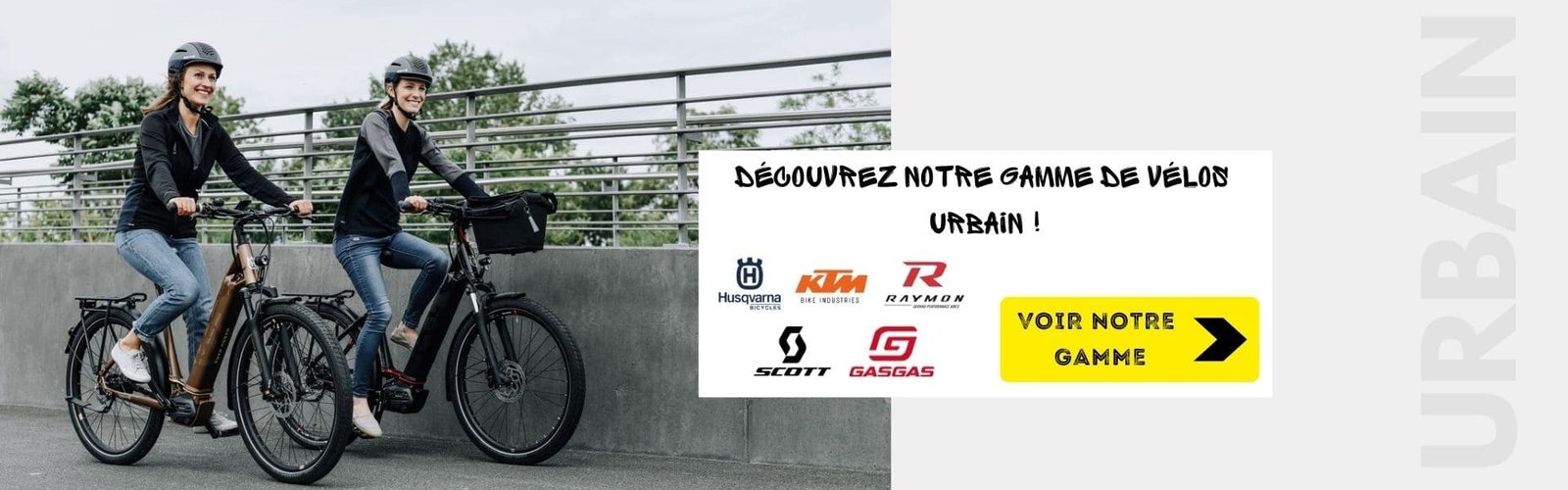 Gamme de vélos urbain